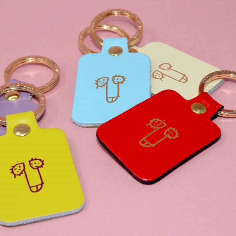 Willy Key Fob in nude