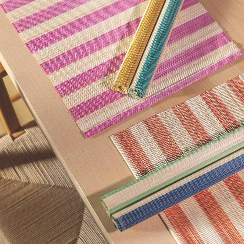 Striped Placemat set of 6 in multicolours