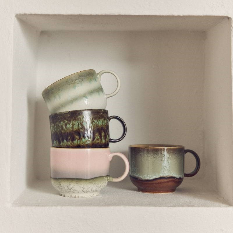 70's Ceramics Tea Cup 425ml in echo