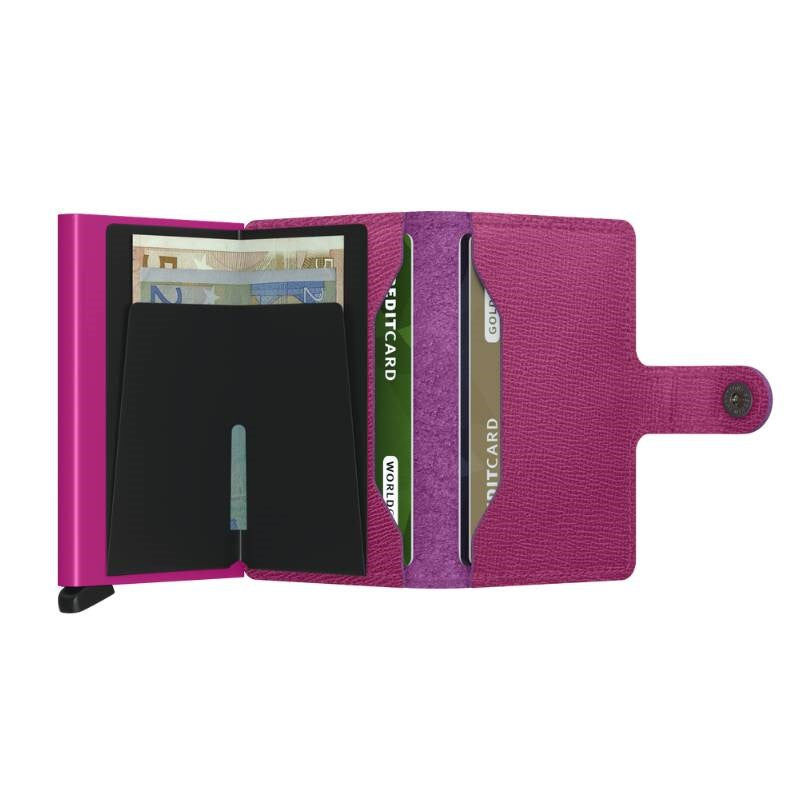 Secrid Miniwallet, crisple, in fuchsia