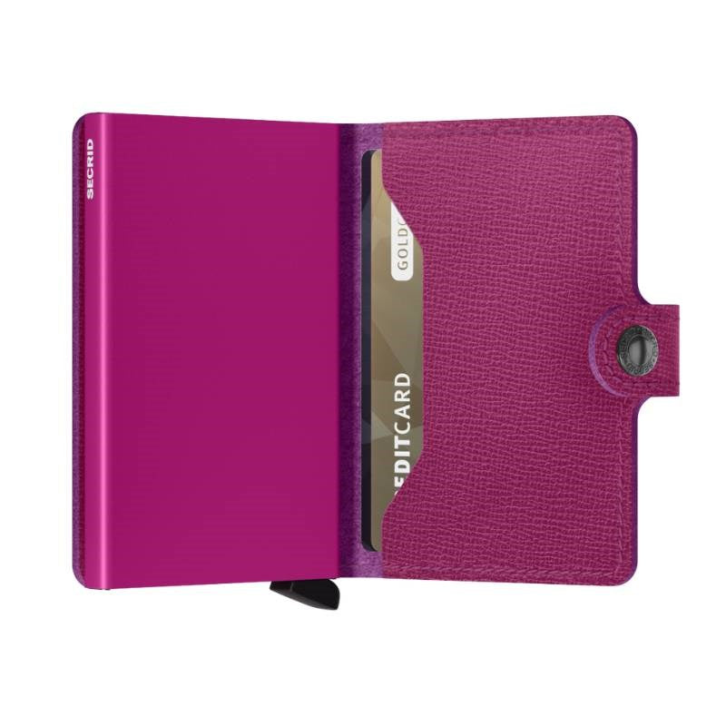 Secrid Miniwallet, crisple, in fuchsia