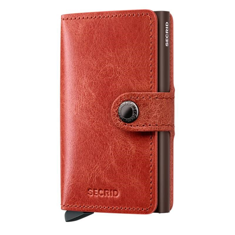 Secrid Miniwallet, vintage, in orange
