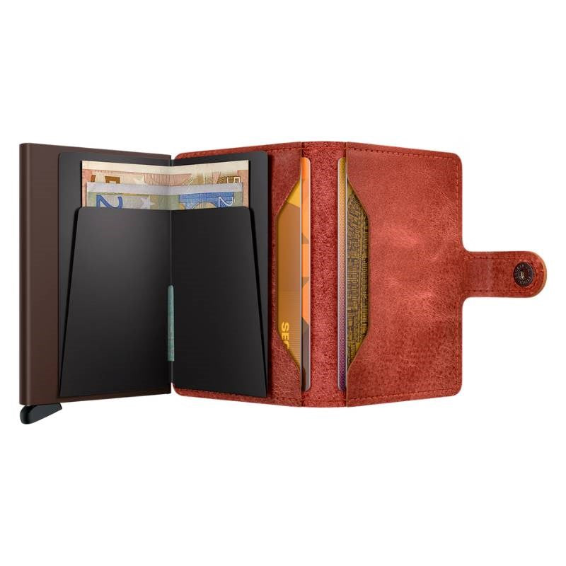 Secrid Miniwallet, vintage, in orange