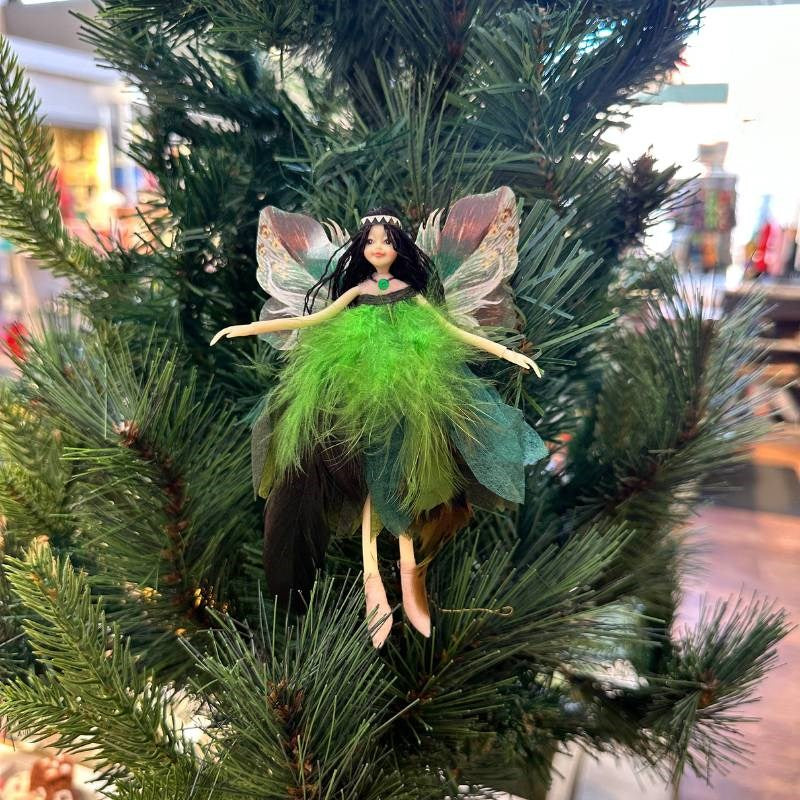 Greenstone Fairy Decoration