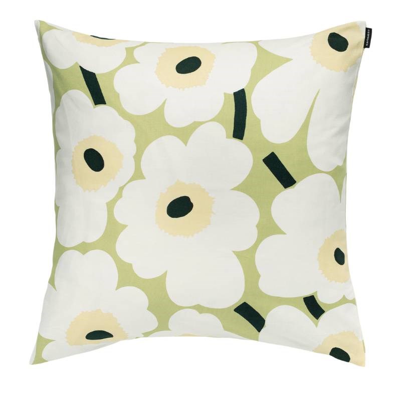 Pieni Unikko Cushion Cover 50cm in pear, off white, melon