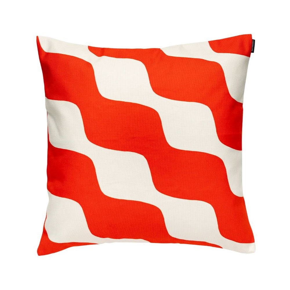 Taifuuni Cushion Cushion Cover 50cm in orange red, off white