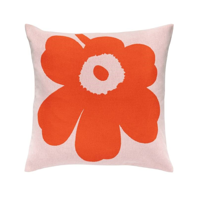Unikko Cushion Cushion Cover 50cm in pink, orange red