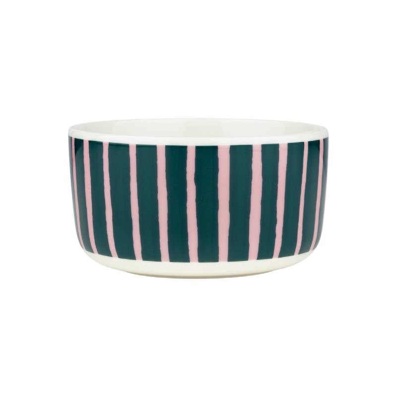 Piccolo Bowl 500ml in white, pink, dark green