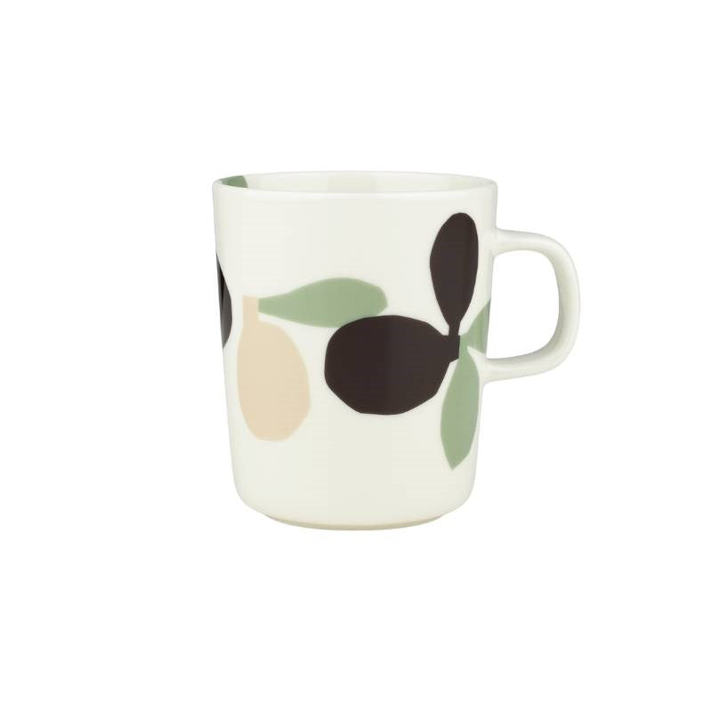 Omppo Mug 250ml in white, sage, black brown, linen