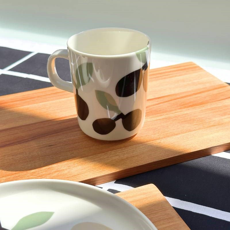 Omppo Mug 250ml in white, sage, black brown, linen