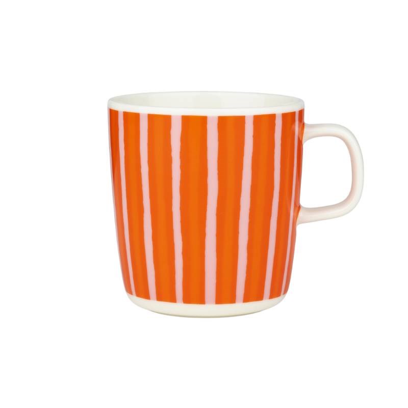 Piccolo Mug 400ml in white, pink, orange