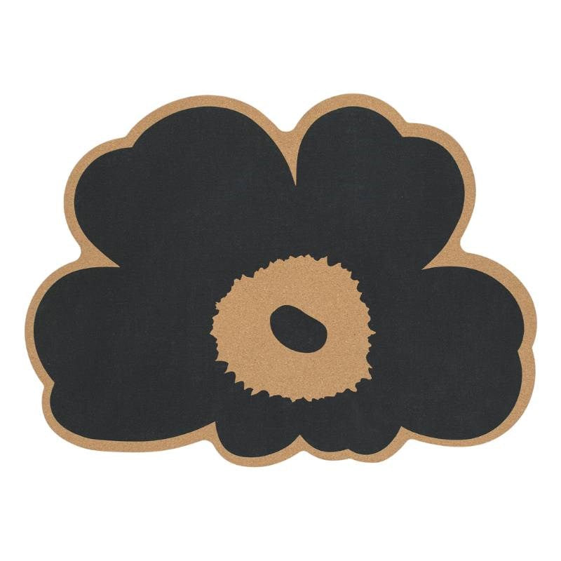 Unikko Cork Place Mat 45x60cm in cork, charcoal