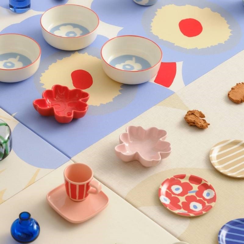 Unikko Small Plate 9.5cm in pink