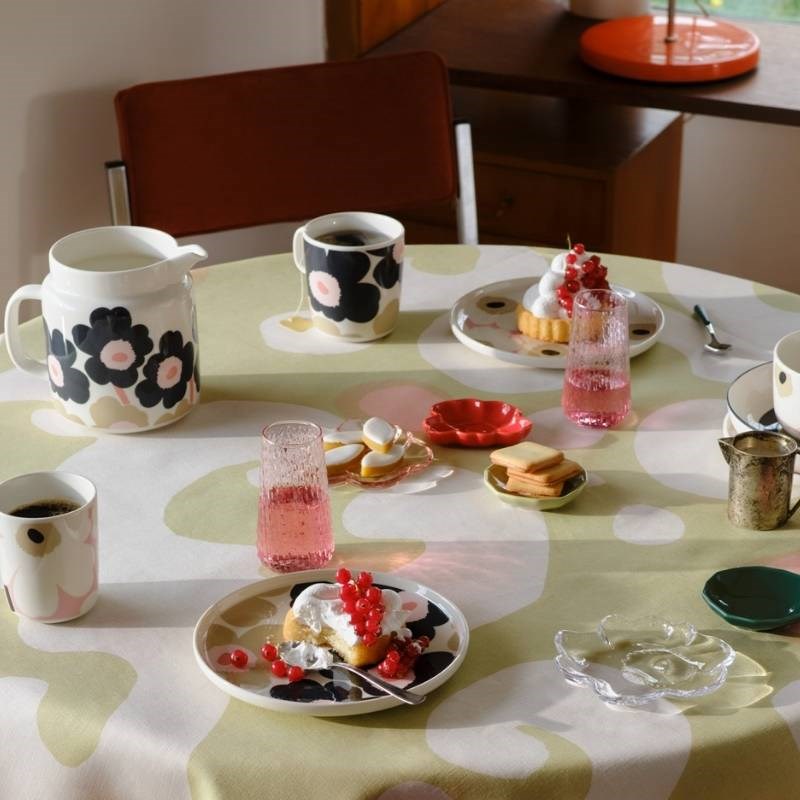 Unikko Small Plate 9.5cm in orange red