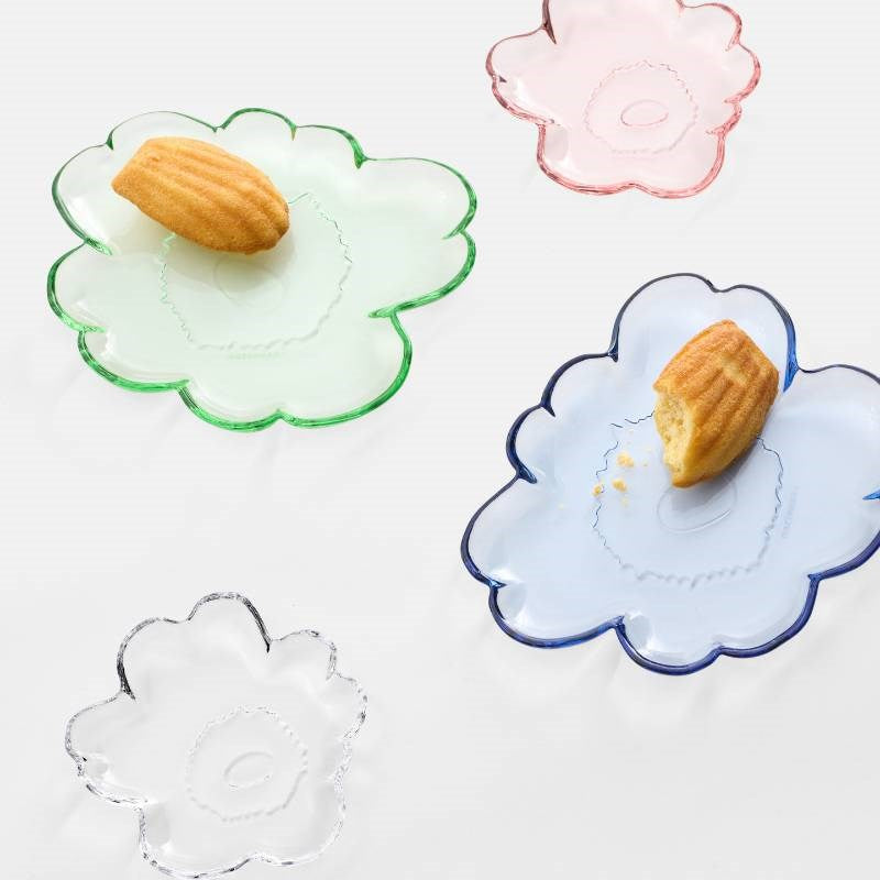 Unikko Glass plate 20cm in lavender