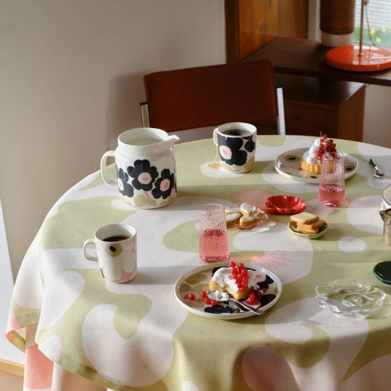 Unikko Pitcher in off white, charcoal, sand, pink