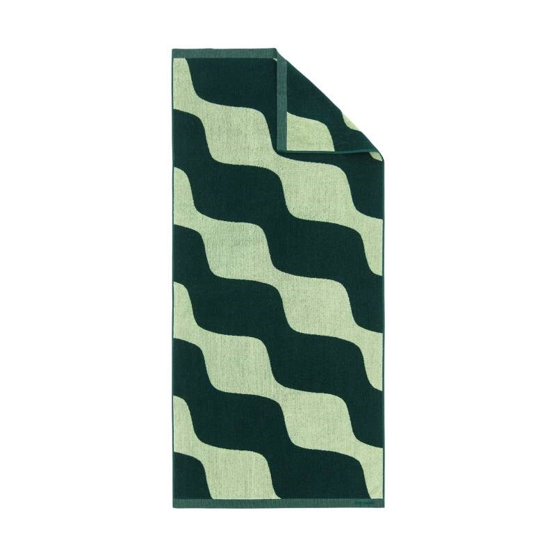 Taifuuni Bath Towel 70x150cm in pear, dark green