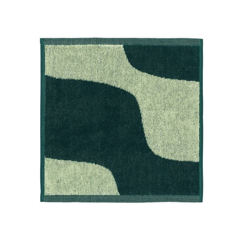 Taifuuni Facecloth 30x30cm in pear, dark green