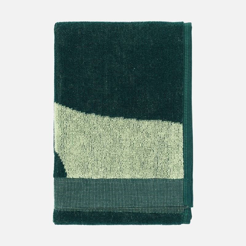 Taifuuni Guest Towel 30x50cm in pear, dark green