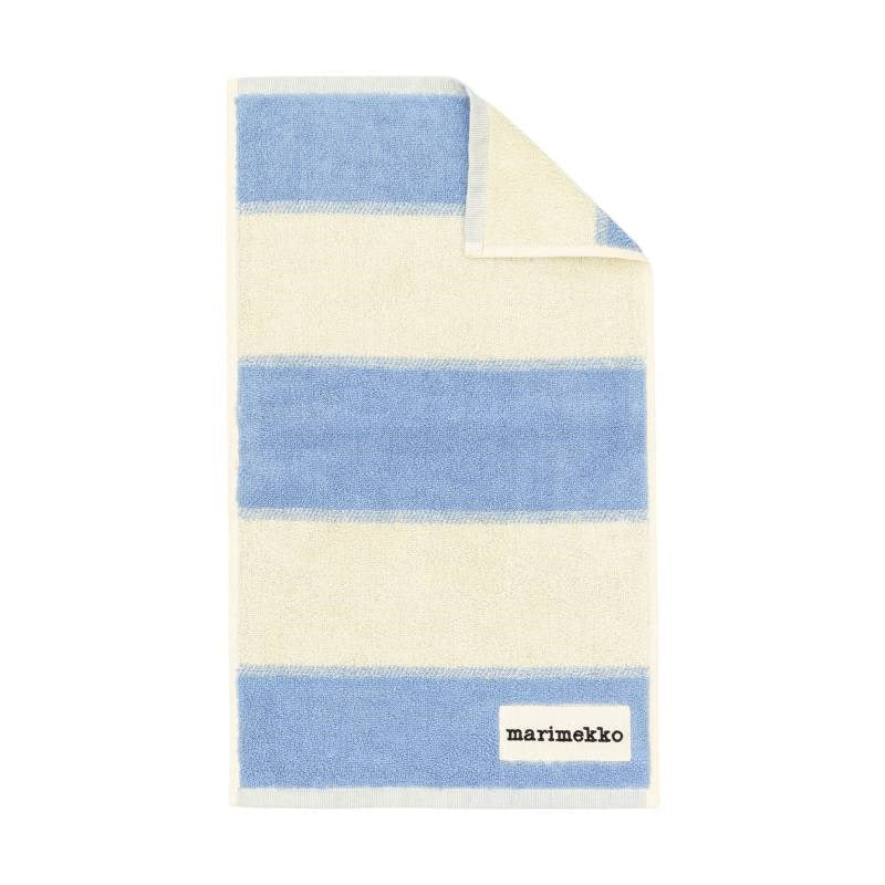 Galleria Guest Towel 30x50cm in light blue, melon