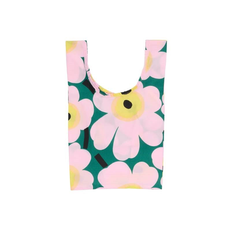 Mini Smartbag Unikko Bag in green, light pink, yellow