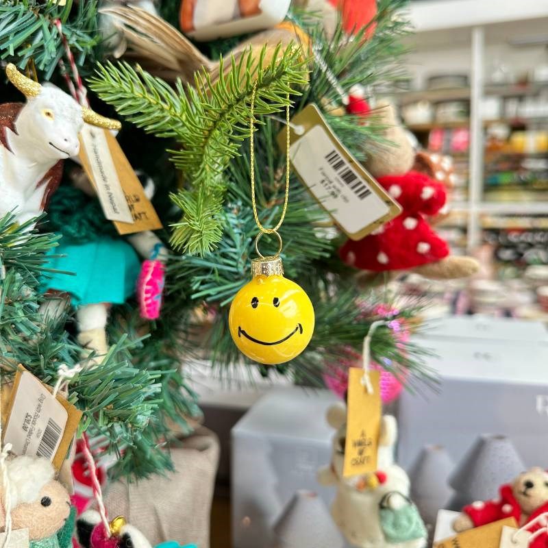 Mini Smiley Christmas Decoration