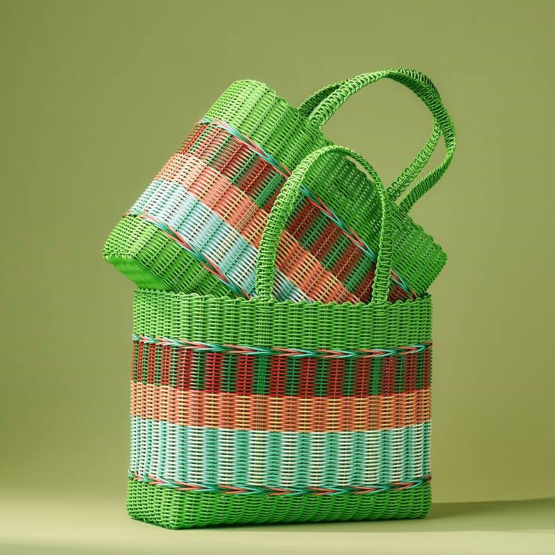 Mira Stripe Bag, large, in jungle