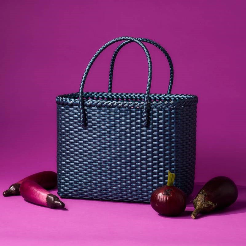 Mira Tote Bag, medium, in peacock