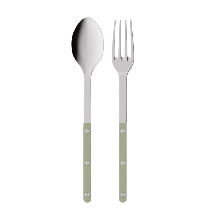 Bistrot Solid Two Piece Serving Set in aspargus