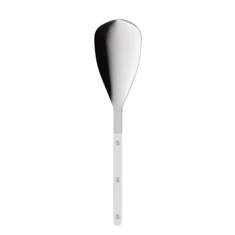 Bistrot Solid Rice Spoon in white