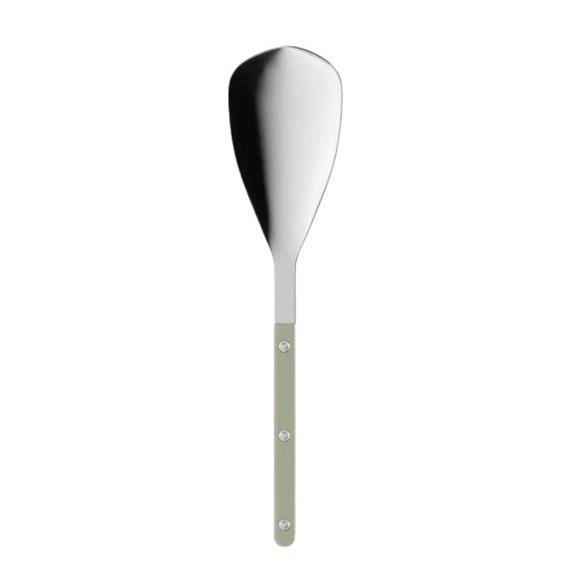 Bistrot Solid Rice Spoon in aspargus
