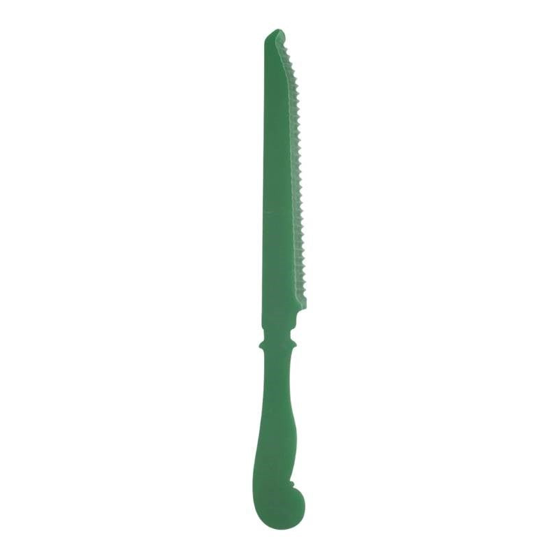 Honorine Bread Knife in garden green