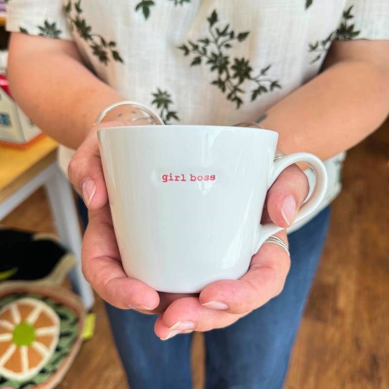 Girl Boss Bucket Mug 350ml