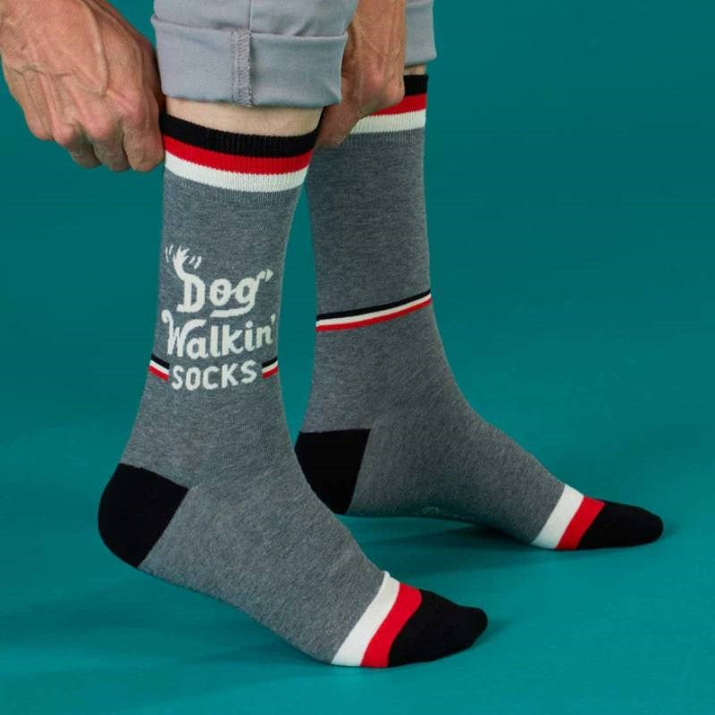 Mens Socks - Dog Walkin'
