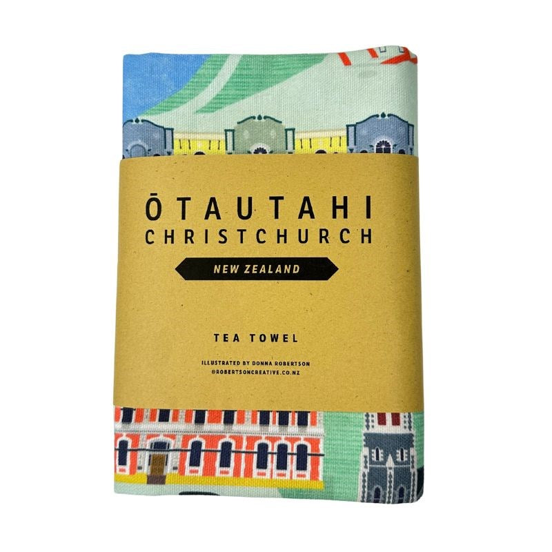 Ōtautahi Christchurch Tea Towel