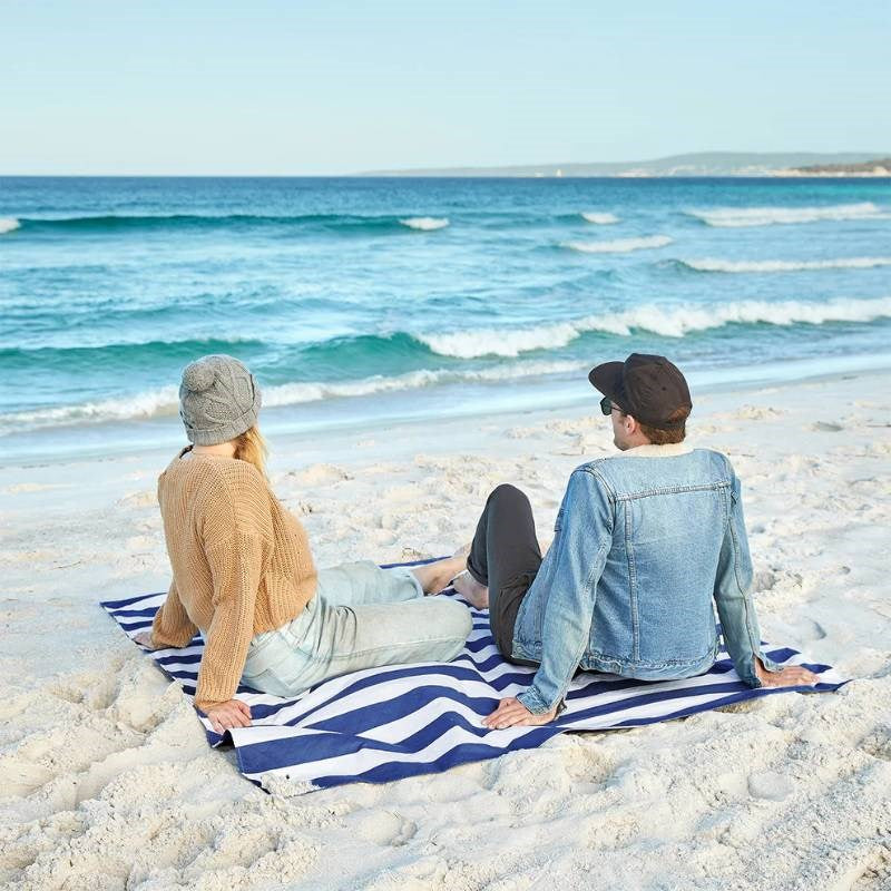 Beach Blanket, large, in Whitsunday blue