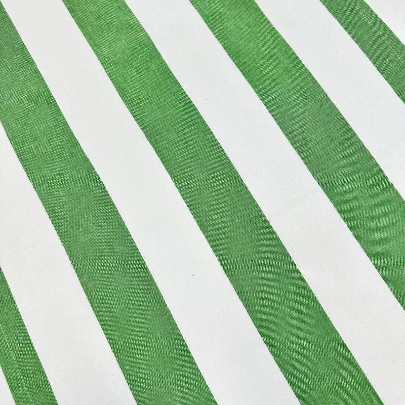 Apple Green and White Stripe Tea Towel