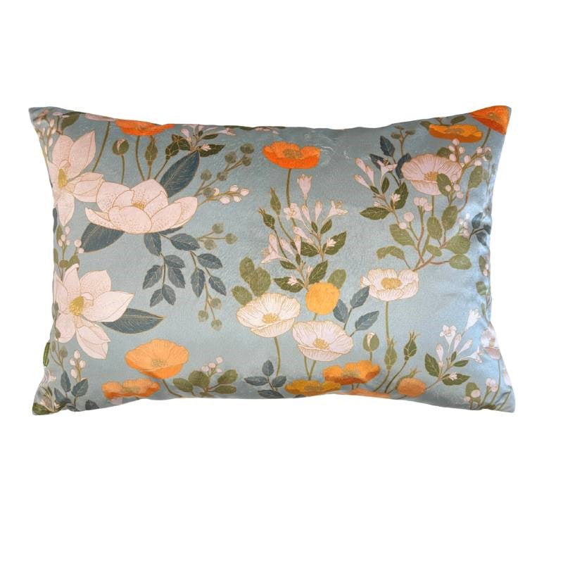 Botanical Cloisonne Velvet Cushion Cover 60x40cm
