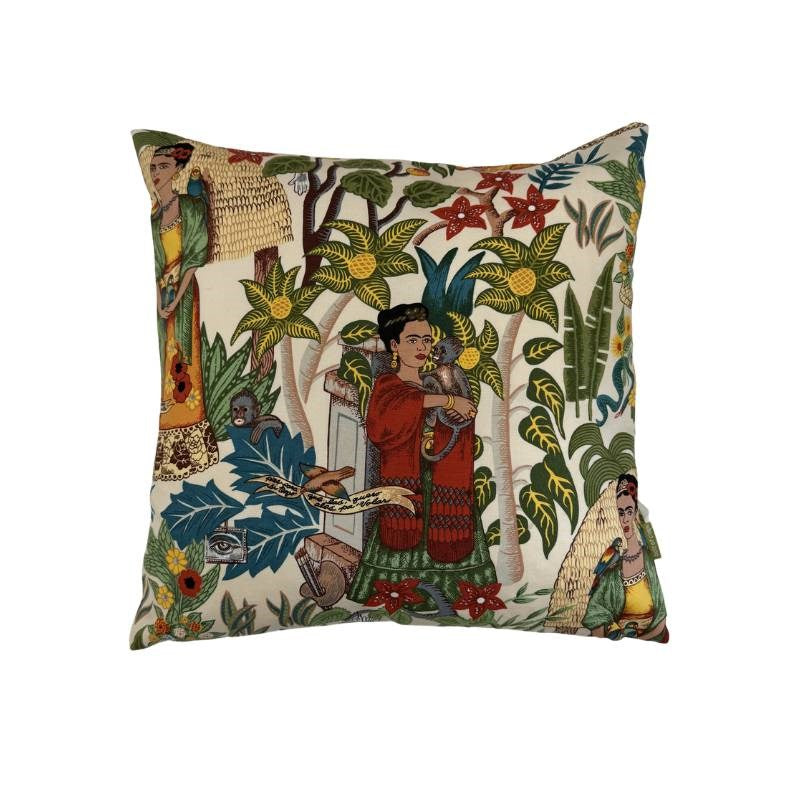 Frida's Garden Cushion Cover 45cm in heavyweight cotton