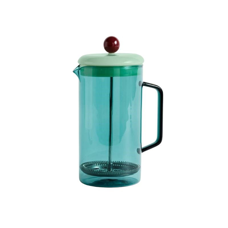 French Press Brewer - 1L in aqua