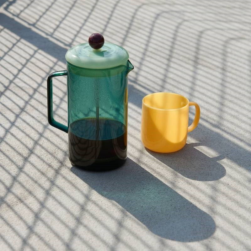 French Press Brewer - 1L in aqua