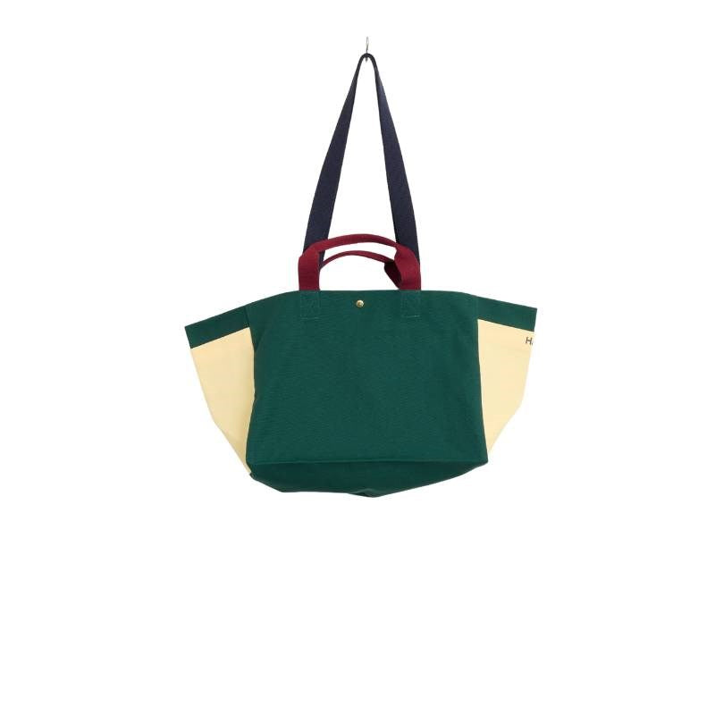 Weekend Bag, small, in dark green multi