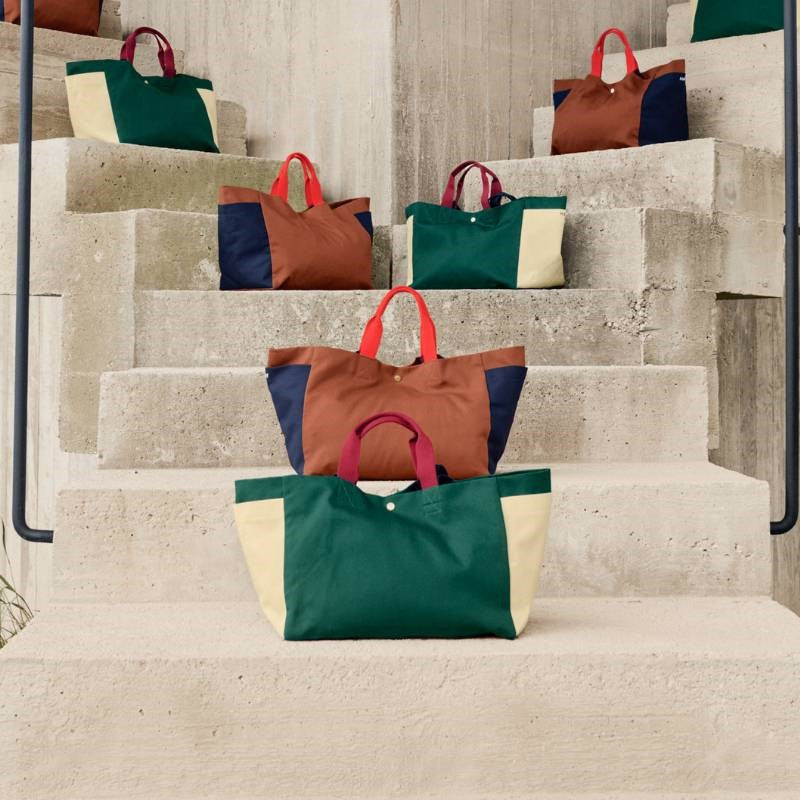 Weekend Bag, small, in dark green multi