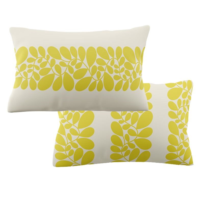 Sycamore Stripe Pillowcase Pair 50x75cm in yellow