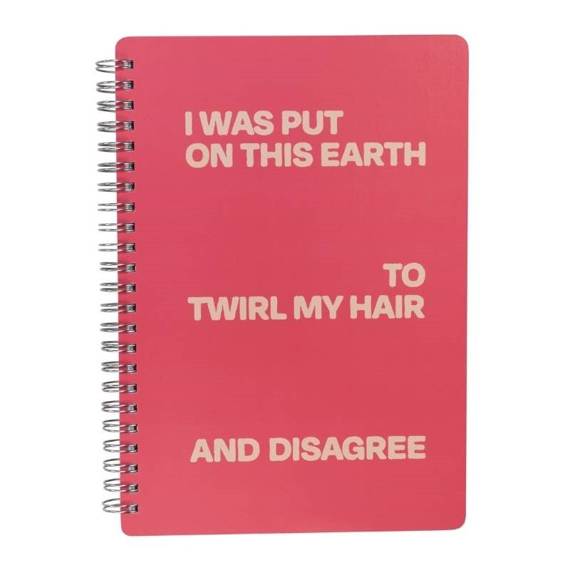 Twirl My Hair 15x20cm Spiral Notebook