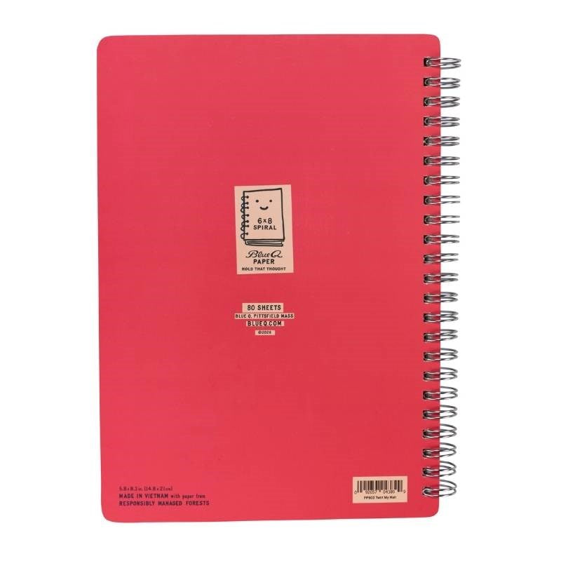 Twirl My Hair 15x20cm Spiral Notebook