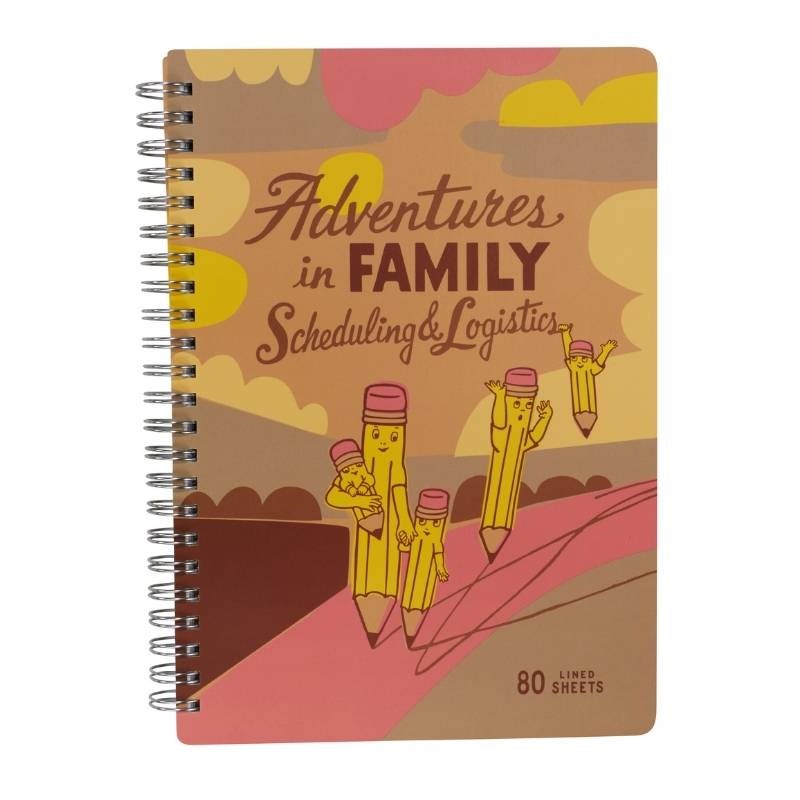 Family Scheduling 15x20cm Spiral Notebook