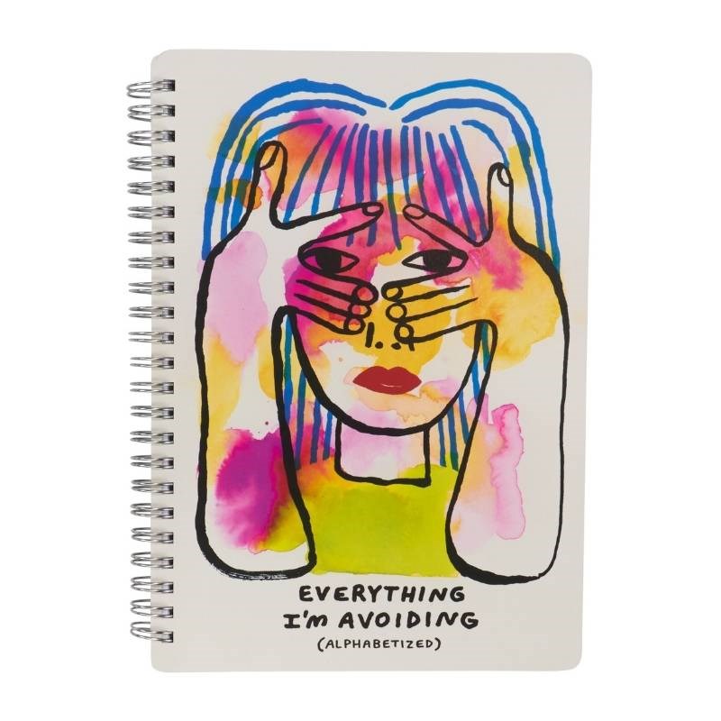 Everything Avoiding 15x20cm Spiral Notebook