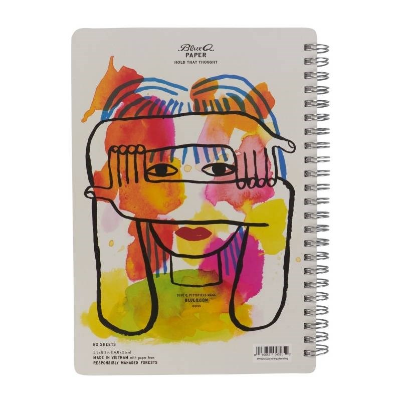 Everything Avoiding 15x20cm Spiral Notebook