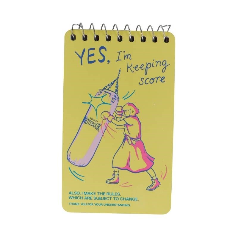 Keeping Score 7.5x13cm Spiral Notebook